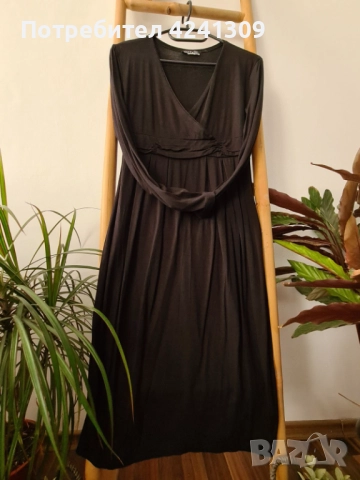 Черна елегантна рокля Ivet