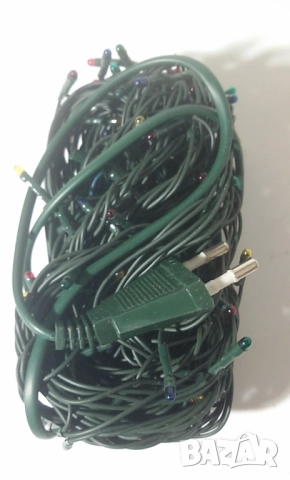 Коледни лампички Цветных микроламп - 50000 часов работы - Гирлянда Электрическая, снимка 5 - Декорация за дома - 51436847