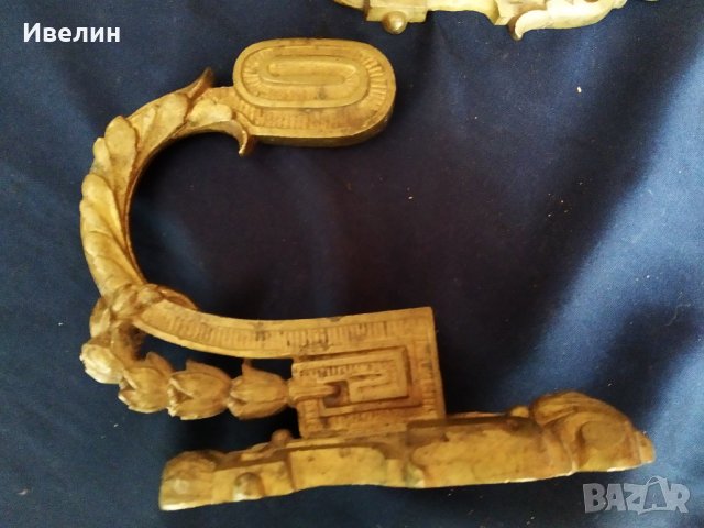 две барокови закачалки , снимка 3 - Антикварни и старинни предмети - 26249899