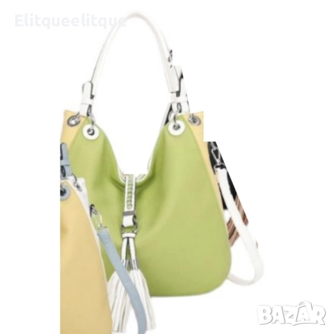 Дамска чанта тип торба от еко кожа, различни цветове, снимка 3 - Чанти - 52242695