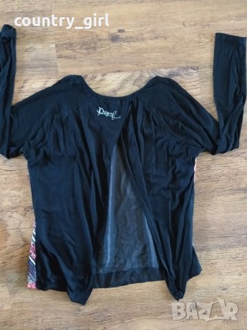 Desigual - страхотна дамска блуза - туника , снимка 5 - Блузи с дълъг ръкав и пуловери - 26793943