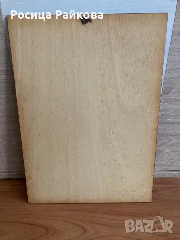 Дървена картина, снимка 3 - Антикварни и старинни предмети - 50272077