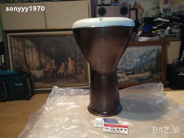 ГОЛЯМА ТАРАМБУКА-КАФЯВА ПЕРЛА ОТ СИРИЯ 0401220859, снимка 3 - Ударни инструменти - 35310511