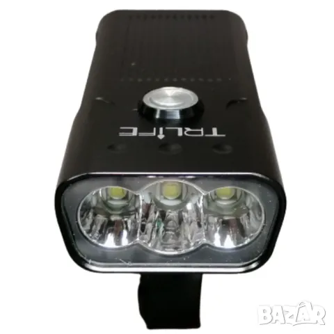 Силен Трирежимен Алуминиев Usb Фар С Три Светодиодни L2 Лампи И Голяма Батерия + Безплатна Доставка