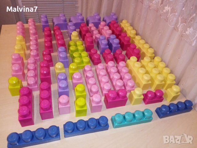 Конструктор Mega Blocks - 60 големи части, снимка 2 - Конструктори - 39009280