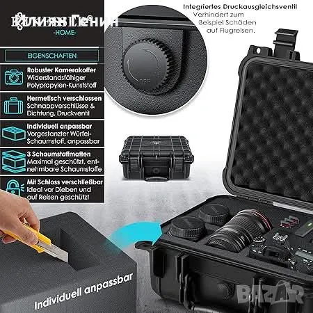 Защитен куфар за фотоапарат, снимка 4 - Фотоапарати - 49861192