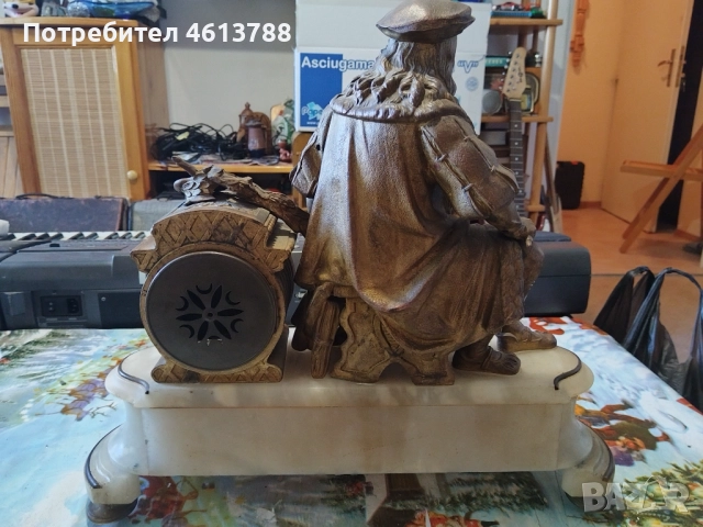 Френски каминен часовник, снимка 10 - Антикварни и старинни предмети - 52157609