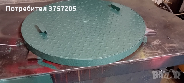 Кръгъл метален капак за водомерна шахта 82см., снимка 5 - Други стоки за дома - 52103406