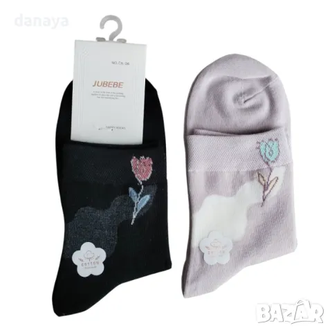 5615 Дамски чорапи Лале, 36-41 номер, снимка 4 - Дамски чорапи - 48832762