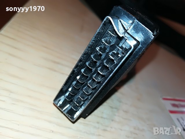 🔥SCART/SCART-ЛЕНТОВ КАБЕЛ 1.6МЕТРА ОТ ГЕРМАНИЯ 2909221656, снимка 2 - Плейъри, домашно кино, прожектори - 38160858