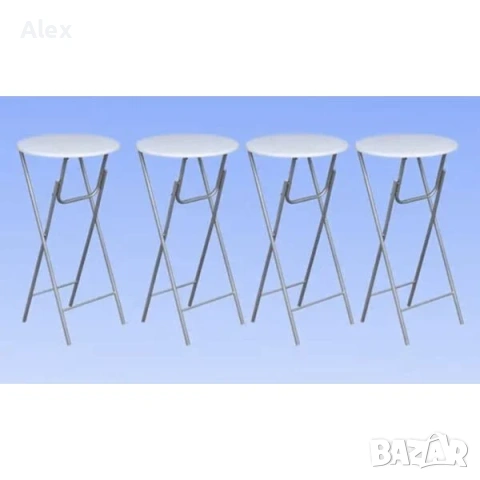 Бар маси 4 бр с плот, снимка 5 - Маси - 53488178