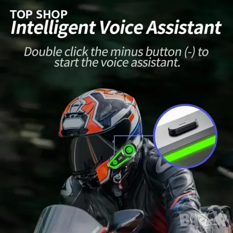 Bluetooth каска Слушалки Автоматичен отговор Музикален контрол, снимка 3 - Bluetooth слушалки - 48735283