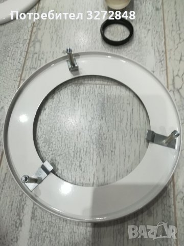 Полилей стъкло и метал - Австрия , снимка 8 - Лампи за таван - 39267945