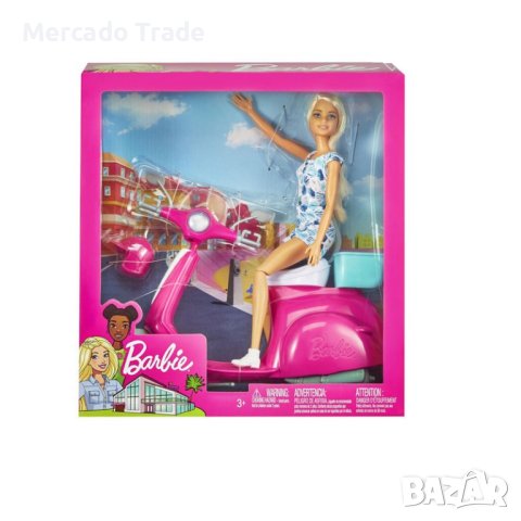 Кукла Mercado Trade, Барби със скутер, снимка 3 - Кукли - 43119322