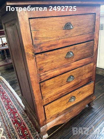 Скрин масив тик/ махагон, снимка 2 - Скринове - 31358618