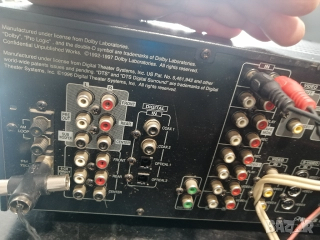 Sherwood RD-7106R AV рисивър, снимка 7 - Ресийвъри, усилватели, смесителни пултове - 51662083
