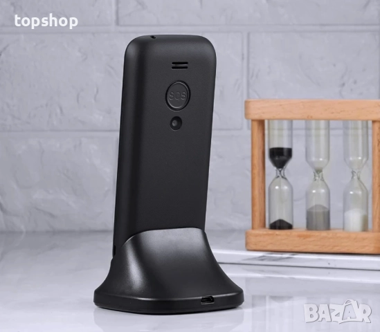 Нов TOKVIA T111 2.4-инчов голям дисплей Мобилен телефон с големи бутони за възрастни хора с SOS бут., снимка 7 - Motorola - 51637843