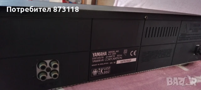 Продавам YAMAHA DECK KX393, снимка 3 - Декове - 50778698