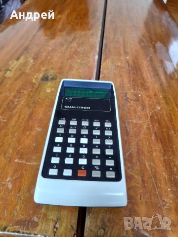 Стар калкулатор Qualitron, снимка 2 - Други ценни предмети - 36718953
