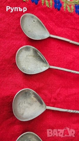 Старинни лъжчки и щипка за лед, снимка 3 - Антикварни и старинни предмети - 53118204