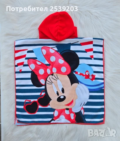 Пончо, бански и чехли за момиче 4-5 години, снимка 7 - Детско бельо и бански  - 50887586