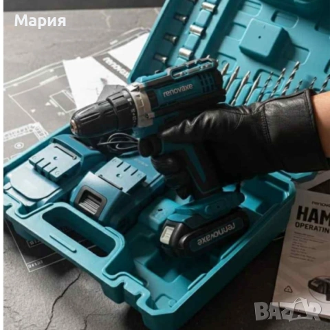 Аkумулаторен винтоверт със безчетков мотор и две батерии!, снимка 2 - Други инструменти - 53395098