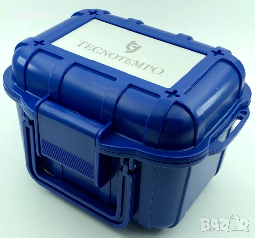 Автоматичен часовник - Tecnotempo - “SANDY” – Sky Blue - 300 метра, снимка 12 - Мъжки - 52367566