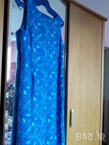 Дълга лятна рокля без ръкав, снимка 3 - Рокли - 28916208