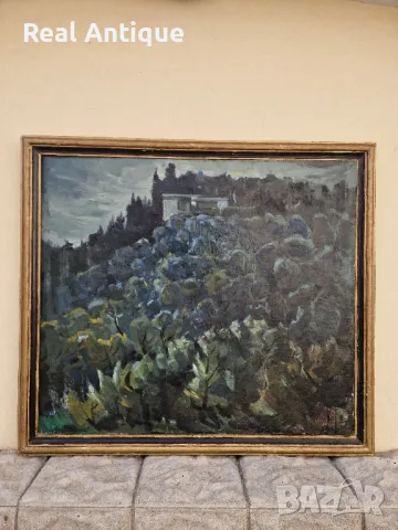 Венко Петров- Пейзаж масло автор платно , снимка 2 - Картини - 49208567