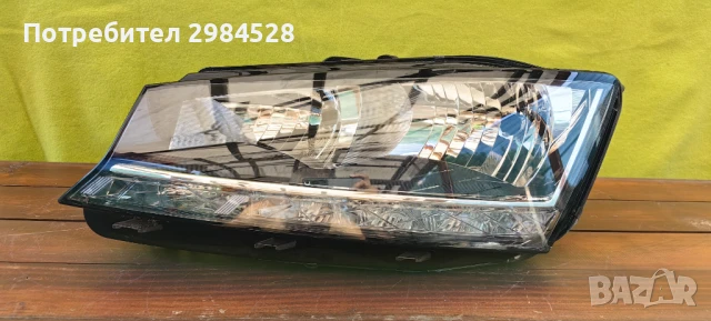 Ляв фар за Skoda Fabia 3 6V / Шкода Фабия 3 6В, снимка 2 - Части - 50711631