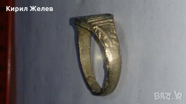 Старинен пръстен над стогодишен сачан - 67071, снимка 3 - Пръстени - 29011874