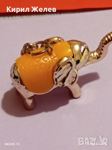 ВИСУЛКА ТАЛИСМАН СЛОН КРАСИВ МОДЕН АКСЕСОАР 52170, снимка 6 - Колиета, медальони, синджири - 52503945