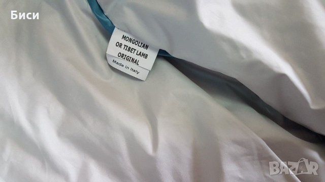 Марково италианско яке,непромокаема материя,естествена кожа,естествен косъм лама, снимка 5 - Палта, манта - 35373929