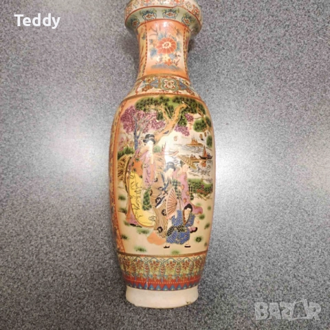 Винтидж китайска ваза, снимка 3 - Антикварни и старинни предмети - 52298340