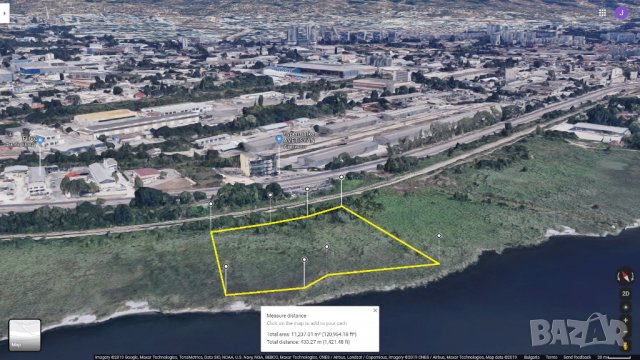 FIRST LINE! Large plot of land on the shore of Varna Lake 11237 m2, снимка 1 - Парцели - 27391997