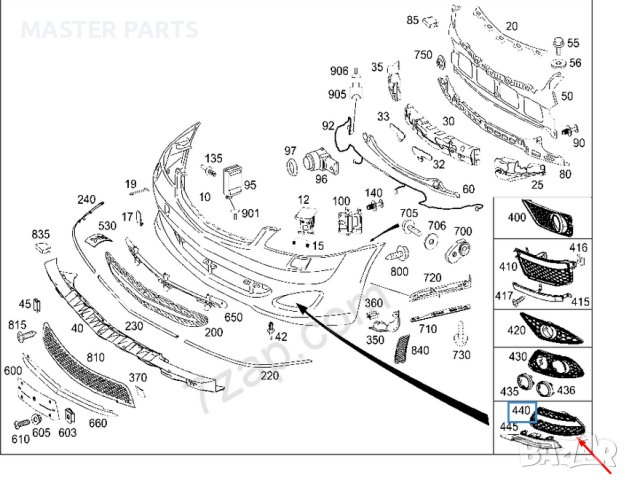 Декоративна решетка за дневна светлина Mercedes w221 2009-2013 facelift , снимка 3 - Части - 43981580
