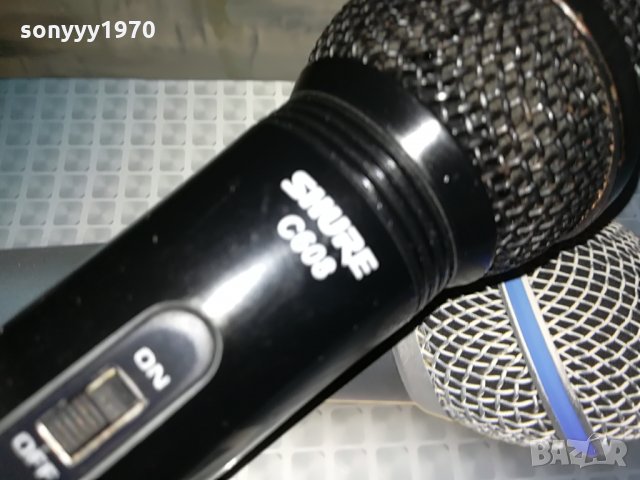 shure c608 profi mic-комплект, снимка 2 - Микрофони - 28960220