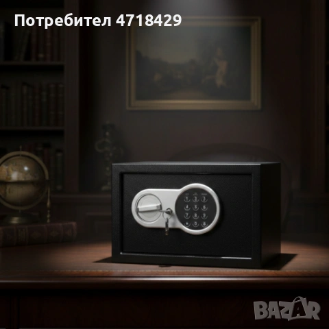 Сейф за ценности Cheffinger с цифрово заключване 8,5L, 16L и 26L варианти, батерии и монтажни болт, снимка 5 - Друга електроника - 53221523