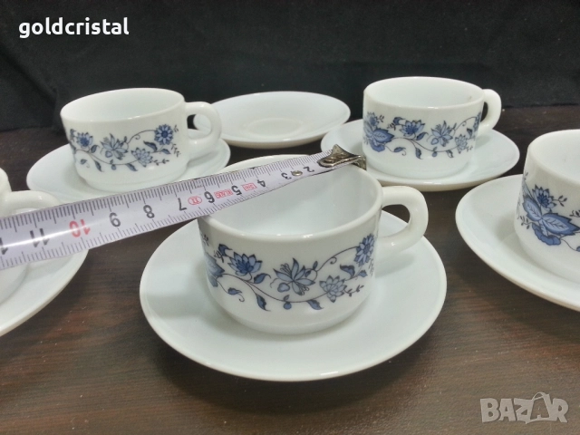 френски аркопал чаши за кафе , снимка 4 - Антикварни и старинни предмети - 52542407