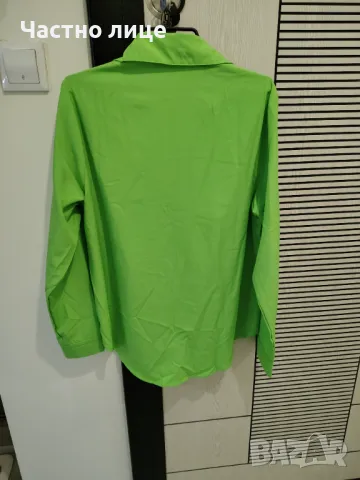 Продавам зелена риза размер Л, снимка 2 - Ризи - 50360134