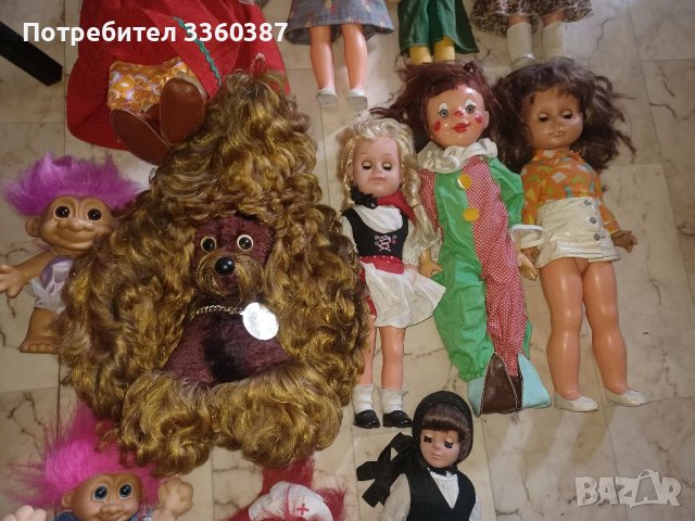 Ретро кукли и много запазена ретро количка за кукли, снимка 3 - Кукли - 36990110