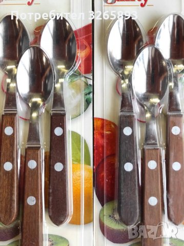 *НОВ* Комплект Лъжички с дървена дръжка Tramontina, снимка 2 - Прибори за хранене, готвене и сервиране - 35641152