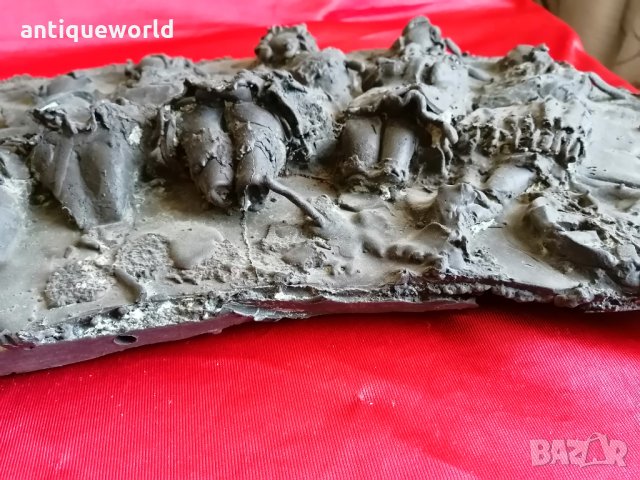 Уникат Авторски Бронзов Барелеф ,Пано 14кг, снимка 5 - Антикварни и старинни предмети - 34929260