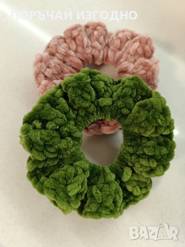 ПЛЮШЕНИ СКРЪНЧИТА ЗА КОСА 2 БРОЯ