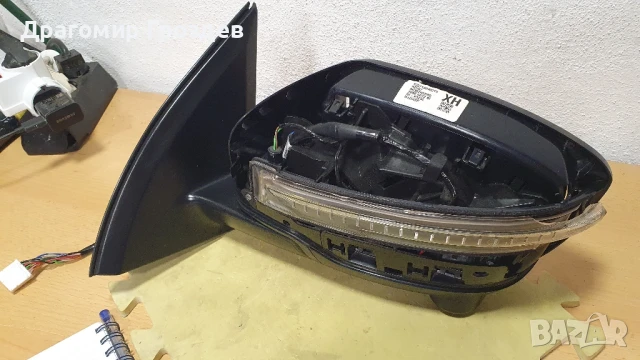 Оригинално ляво огледало с камера и 13 пина за Nissan Qachqai (J11) / Нисан Кашкай (2017-2021), снимка 4 - Части - 51379128