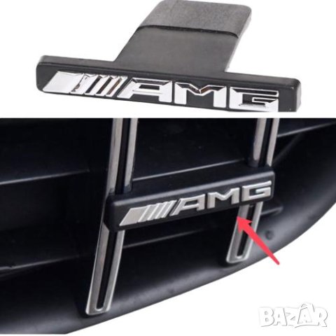 емблема решетка бадж Мерцедес АМГ Mercedes AMG Emblem GT 