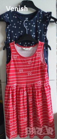 Нови рокли и клин H&M, снимка 2 - Детски рокли и поли - 32546535