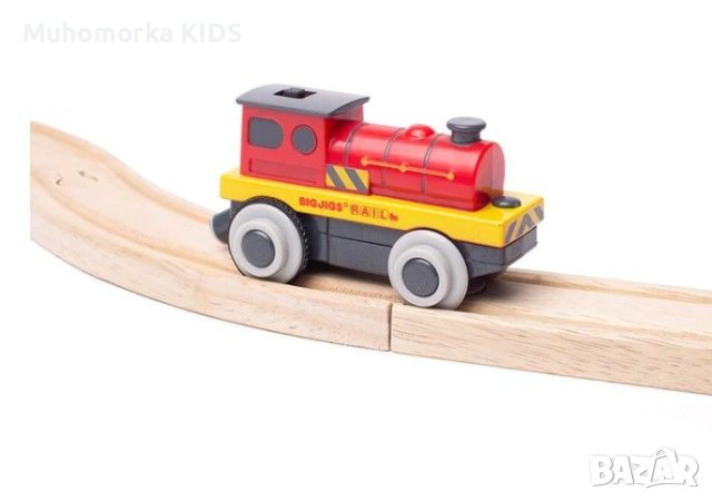 локомотив с батерии Червен - детско влакче, снимка 2 - Влакчета, самолети, хеликоптери - 43358725