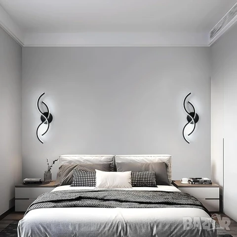 LED Стенна лампа 15W 3000K топла светлина, снимка 4 - Лампи за стена - 51043489