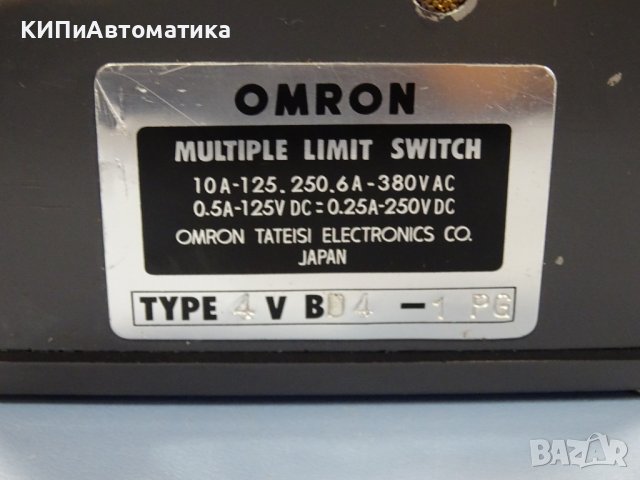 изключвател 4-пистов Omron 4VBD4-1PG multiple limit switch 4-position, снимка 5 - Резервни части за машини - 37718965
